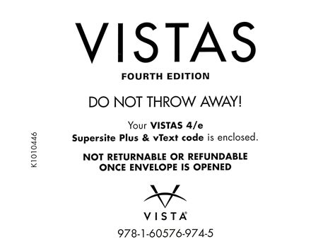 vistas 4th edition supersite code Doc