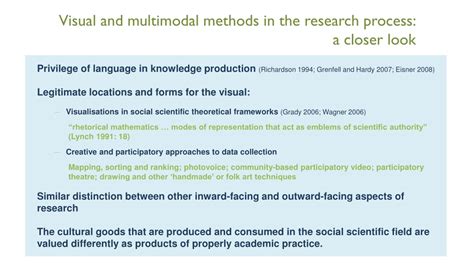 visual and multimodal research in Doc