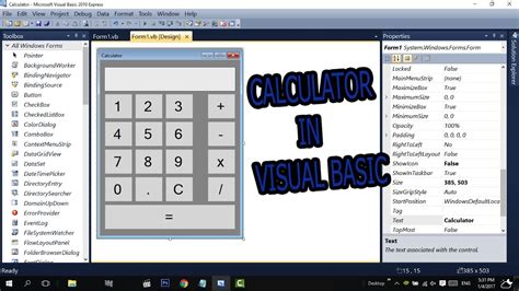 visual basic 10 calculator code pdf Epub