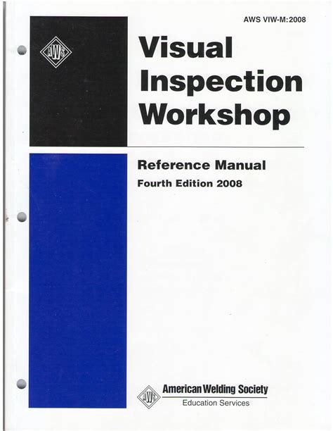 visual inspection workshop reference manual Epub