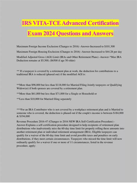 vita tce certification tests answers Ebook Epub