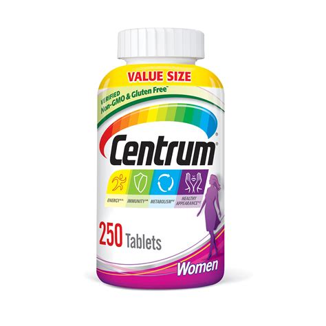 vitamins in centrum multivitamin