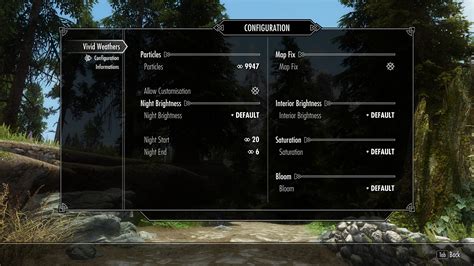 vivid weathers skyrim config