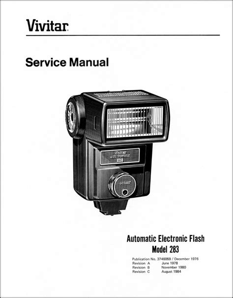 vivitar 283 light sensor socket quick manualuser manual PDF