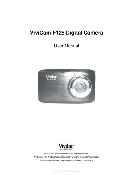 vivitar f128 user manual Kindle Editon