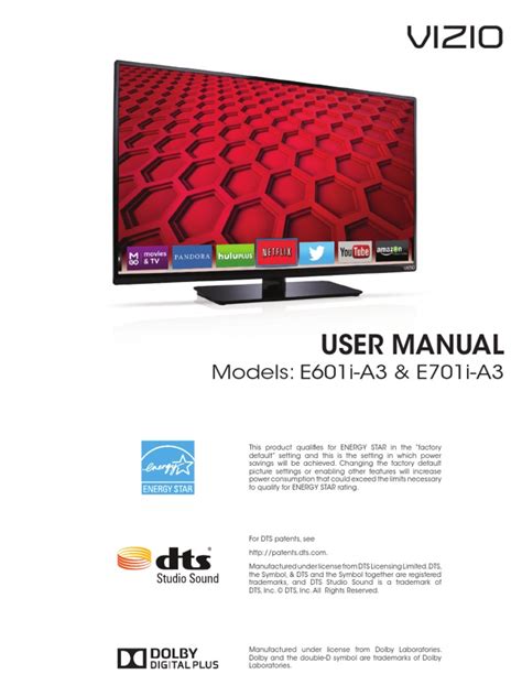 vizio manual e601i a3 Doc