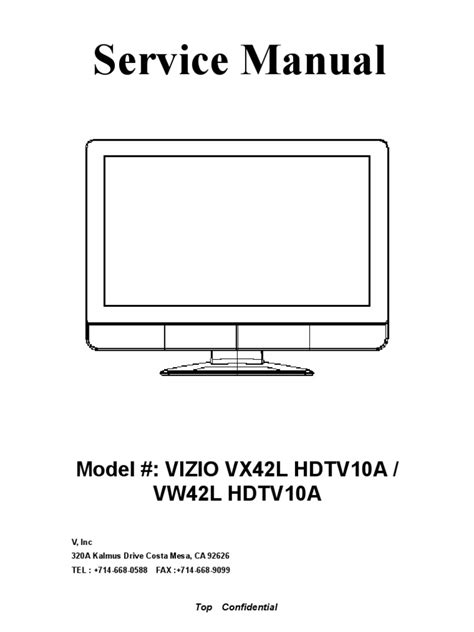 vizio vx42l service manual Doc