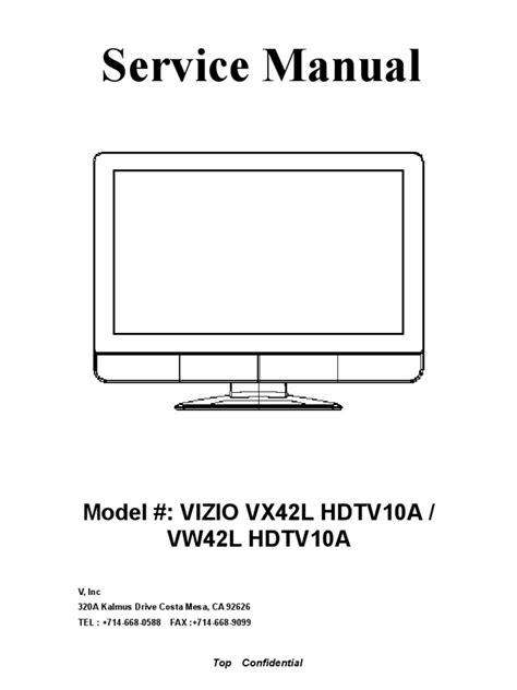 vizio vx42l service manual Doc