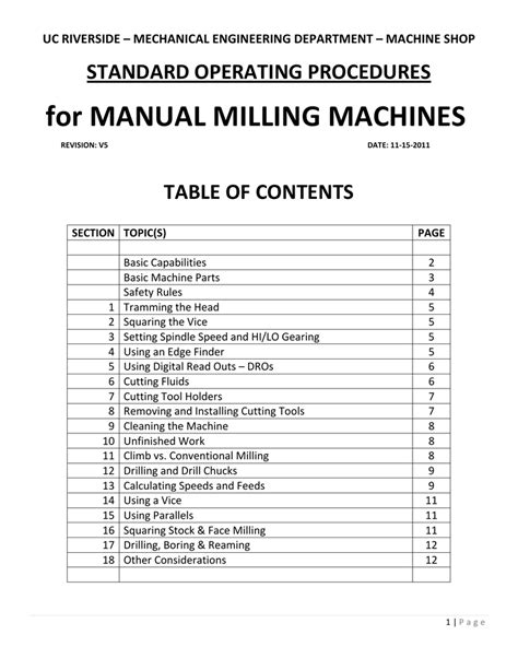 vmc machine operating manual pdf Reader