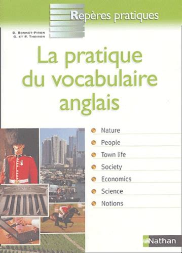 vocabulaire anglais 2016 daniel bonnet piron PDF