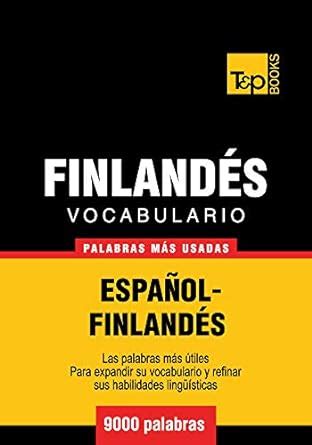 vocabulario espanol finlandes 9000 palabras mas usadas PDF