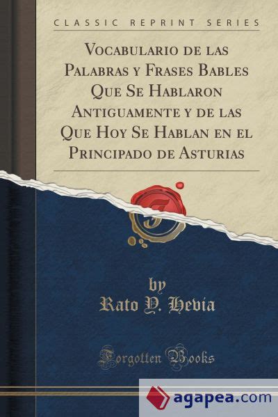 vocabulario palabras hablaron antiguamente principado PDF