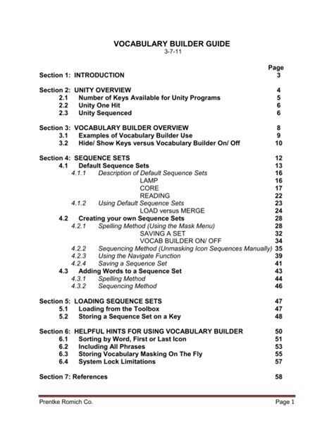vocabulary builder guide 3 7 11 Epub