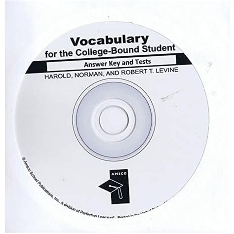 vocabulary for the college bound student answers chapter 6 Doc