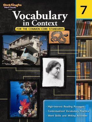 vocabulary in context for the common core standards reproducible grade 7 PDF