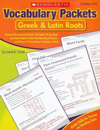 vocabulary packets greek roots answers Doc