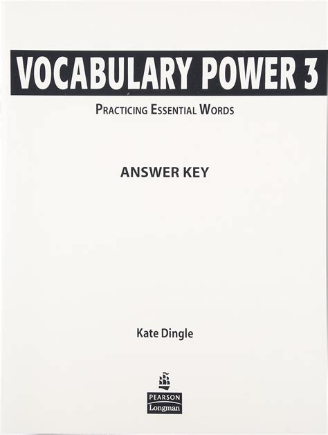 vocabulary power 3 practicing essential words Epub