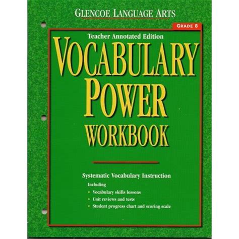 vocabulary power workbook grade 8 answers Epub