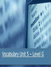 vocabulary_unit_5_level_g Ebook Reader