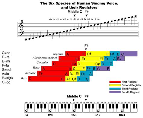 Vocal Notes Chart