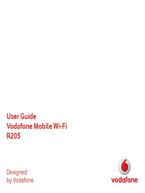 vodafone r205 user guide Doc