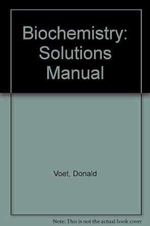 voet biochemistry solution manual Epub