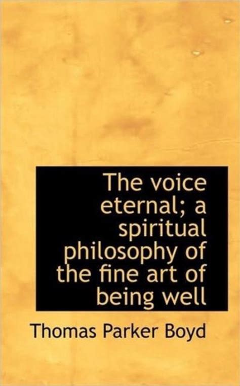 voice eternal spiritual philosophy being Doc