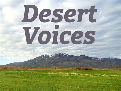 voices in the desert voices in the desert PDF