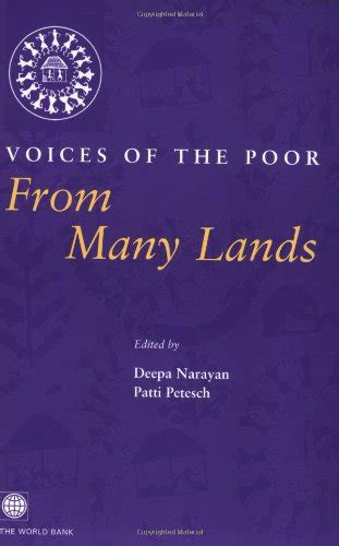 voices of the poor from many lands world bank publication PDF