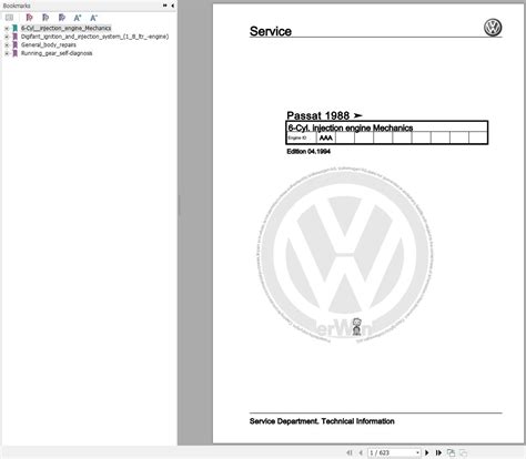 volkswagen passat variant manual service Reader