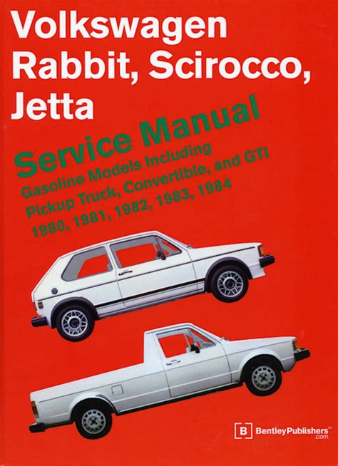 volkswagen rabbit scirocco jetta service manual 1980 1984 Doc