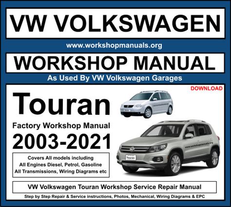 volkswagen touran service repair manual download Ebook Doc