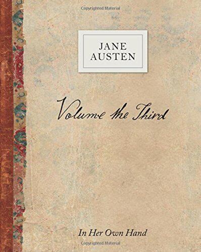 volume the third by jane austen in her own hand Epub