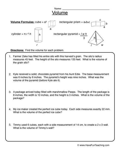 volume word problems 8th grade and answers Ebook Doc