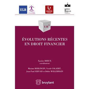 volutions r centes en droit financier Doc