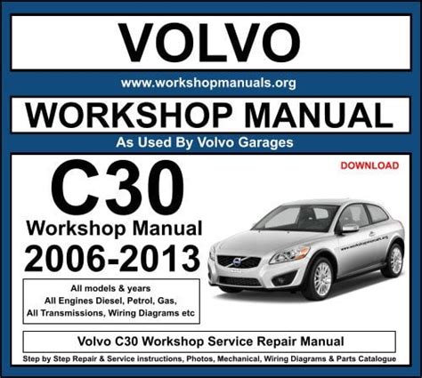 volvo c30 repair manual PDF