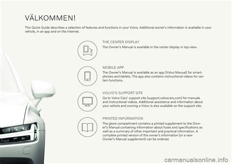 volvo c60 manual guide PDF