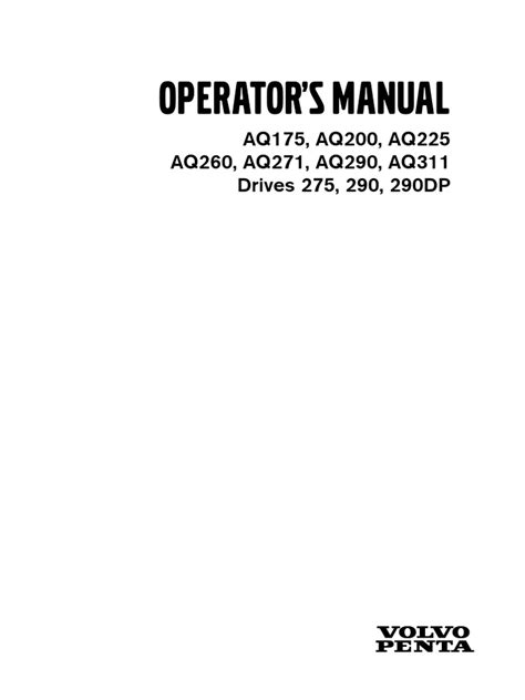 volvo penta user manual Reader