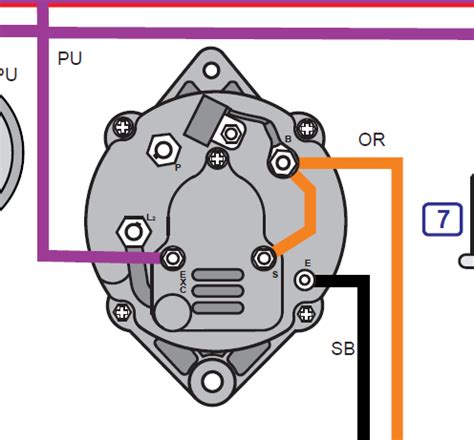 volvo penta wiring diagram for alternator Reader