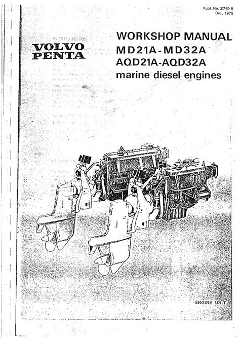 volvo penta workshop manual md21 PDF