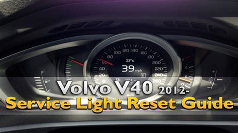 volvo v40 serviceindicator reset Kindle Editon