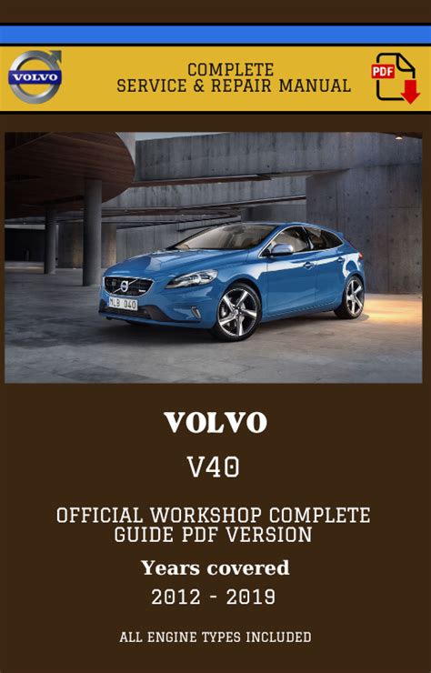 volvo v40 workshop manual Doc