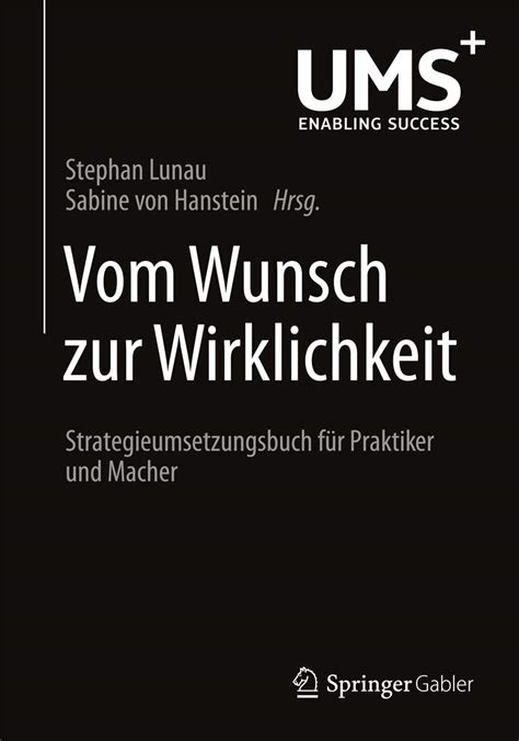 vom wunsch zur wirklichkeit strategieumsetzungsbuch Epub