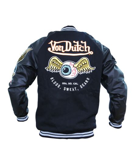 von dutch multicolor jacket men