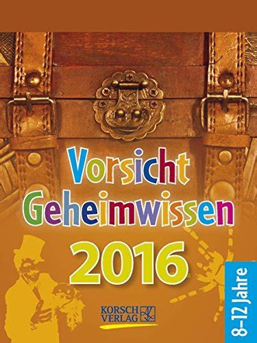 vorsicht geheimwissen tages abreisskalender korsch verlag PDF