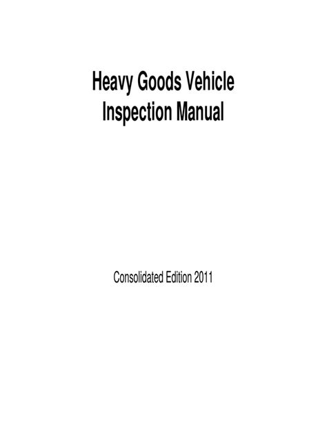 vosa hgv mot manual Doc