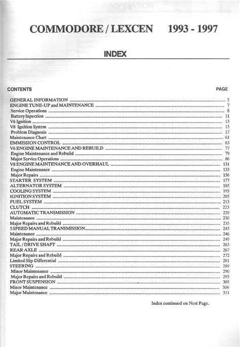 vr commodore service manual Epub