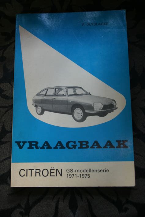 vraagbaak voor uw citron gs modellenserie 19711977 Epub