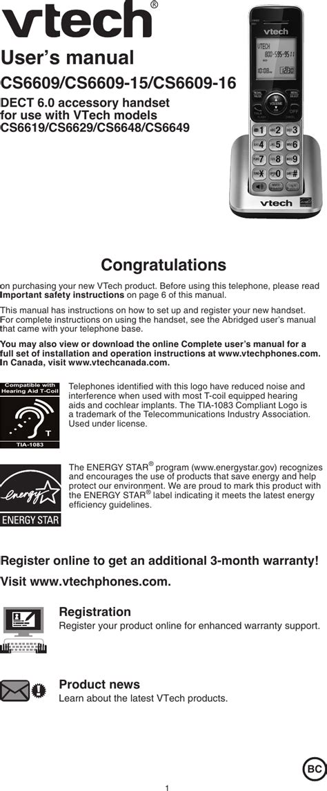 vtech dect 60 phone manual Epub