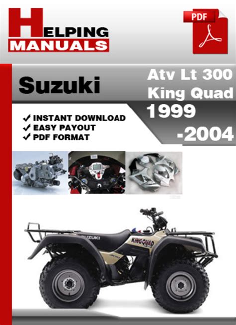 vtt suzuki kingquad 300 service manual Epub